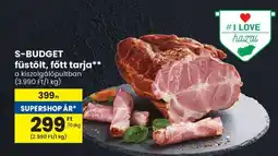 Spar S-BUDGET füstölt, főtt tarja ajánlat