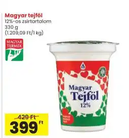 Spar Magyar tejföl ajánlat
