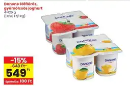 Spar Danone élőflórás, gyümölcsös joghurt ajánlat