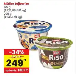 Spar Müller Tejberizs ajánlat