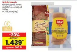 Spar Schär kenyér ajánlat