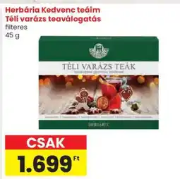 Spar Herbária Kedvenc teáim Téli varázs teaválogatás ajánlat