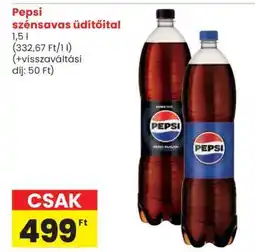 Spar Pepsi szénsavas üdítőital ajánlat
