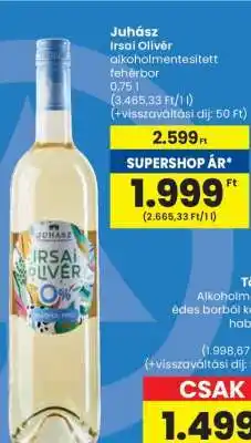 Spar JUHÁSZ Irsai Olivér ajánlat