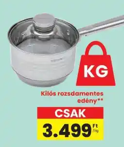 Spar Kilós rozsdamentes edény ajánlat