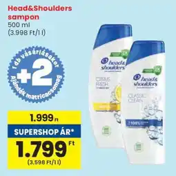 Spar HEAD & SHOULDERS Sampon ajánlat