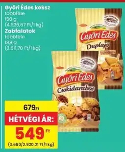 Spar Győri Édes Keksz ajánlat