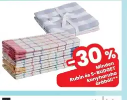 Interspar Rubin és S-BUDGET konyharuha ajánlat