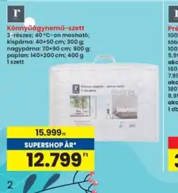 Interspar Könnyű ágynemű-szett ajánlat