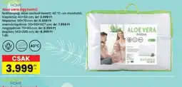 Interspar NATURTEX HOME Aloe vera kispárna ajánlat