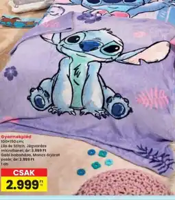 Interspar Gyermekpléd ajánlat