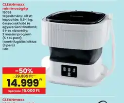 Interspar CLEANmaxx minimosgép ajánlat