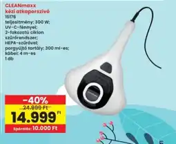 Interspar CLEANmaxx kézi atkaporszív ajánlat