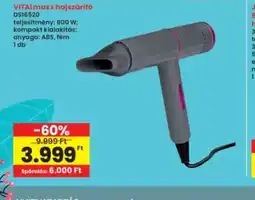 Interspar VITALmaxx hajszárít ajánlat