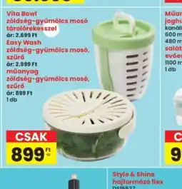 Interspar Zöldség-gyümölcs mos szűrővel ajánlat