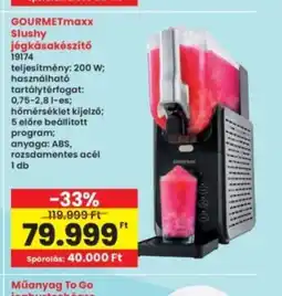 Interspar GOURMETmaxx Slushy jégkásakészítő ajánlat