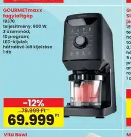 Interspar GOURMETmaxx fagylaltgép ajánlat