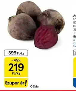 Tesco Cékla ajánlat