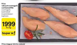 Tesco Friss vákuumcsomagolt csirkemellfilé ajánlat