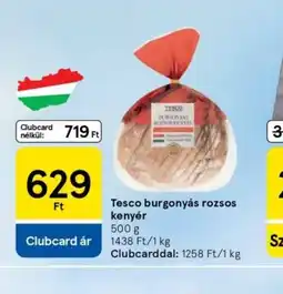 Tesco Tesco burgonyás rozss kenyér ajánlat