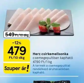 Tesco Herz csirkemellsonka ajánlat