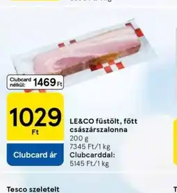 Tesco LE&CO császárszalonna ajánlat