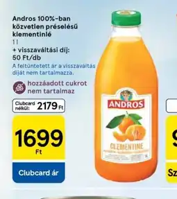 Tesco Andros 100% klementinlé ajánlat