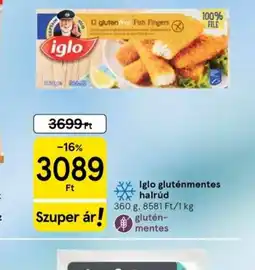 Tesco Iglo gluténmentes halrúd ajánlat