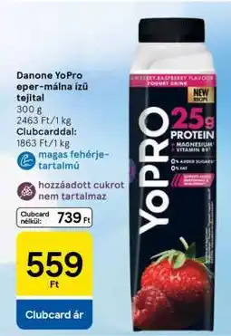 Tesco Danone YoPro eper-málna ízű tejital ajánlat