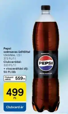 Tesco Pepsi szénsavas üdítőital ajánlat