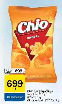 Tesco Chio burgonyachips ajánlat