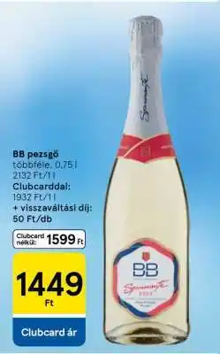 Tesco BB pezsgő ajánlat