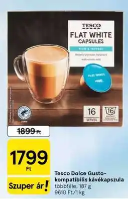 Tesco Tesco Dolce Gusto kompatibilis kávékapszula ajánlat