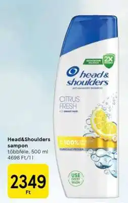 Tesco HEAD & SHOULDERS Sampon ajánlat