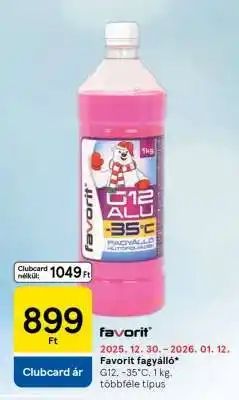 Tesco Favorit fagyálló ajánlat