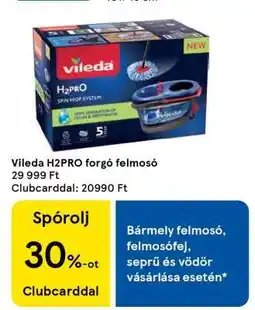 Tesco Vileda H2PRO forgó felmosó ajánlat