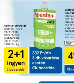 Tesco Apenta+ powergél ajánlat