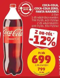 PENNY Coca Cola / Coca Cola Zero / Fanta narancs ajánlat