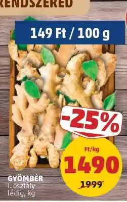 PENNY Gyömbér ajánlat