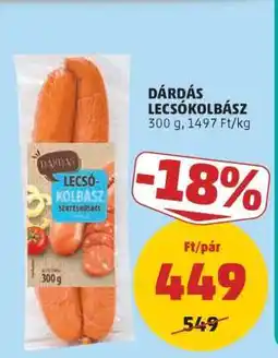 PENNY Dárdás Lecsókolbász ajánlat