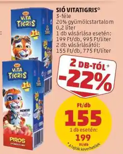 PENNY Sió Vitatigris ajánlat