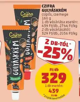 PENNY Czifra Gulyáskrém ajánlat