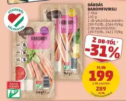 PENNY DÁRDÁS BAROMFIVIRSLI ajánlat