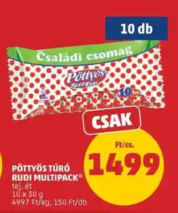 PENNY Pöttyös Túró Rudi Multipack ajánlat