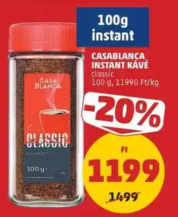 PENNY CASABLANCA INSTANT KÁVÉ ajánlat