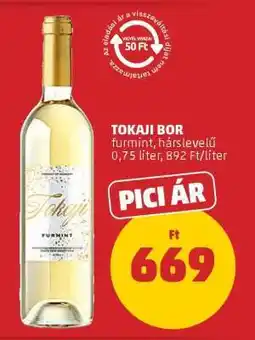 PENNY Tokaji bor ajánlat
