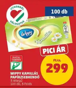 PENNY Wippy Kamillás Papírzsebkendő ajánlat