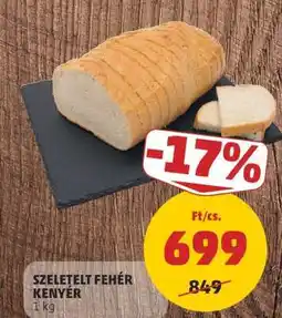 PENNY Szeletelt fehér kenyér ajánlat