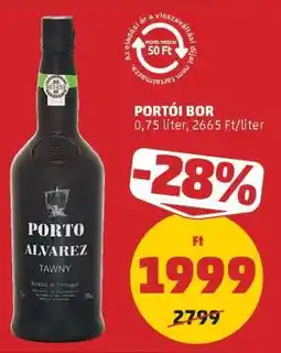 PENNY Portói Bor ajánlat