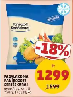 PENNY Fagylakoma Panírozott Sertéskaraj ajánlat